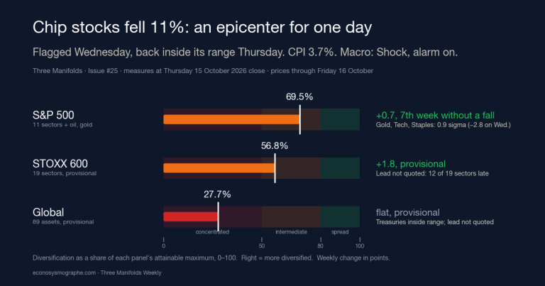 Chip Stocks Fell 11%. Our S&P 500 Panel Flagged an Epicenter for One Day.
